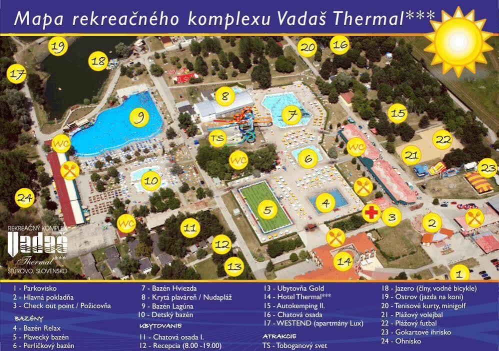 瑟莫酒店 Štúrovo 外观 照片